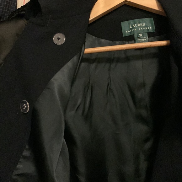 Lauren for Ralph Lauren, navy, Waist length Wool Jacket - Picture 6 of 7